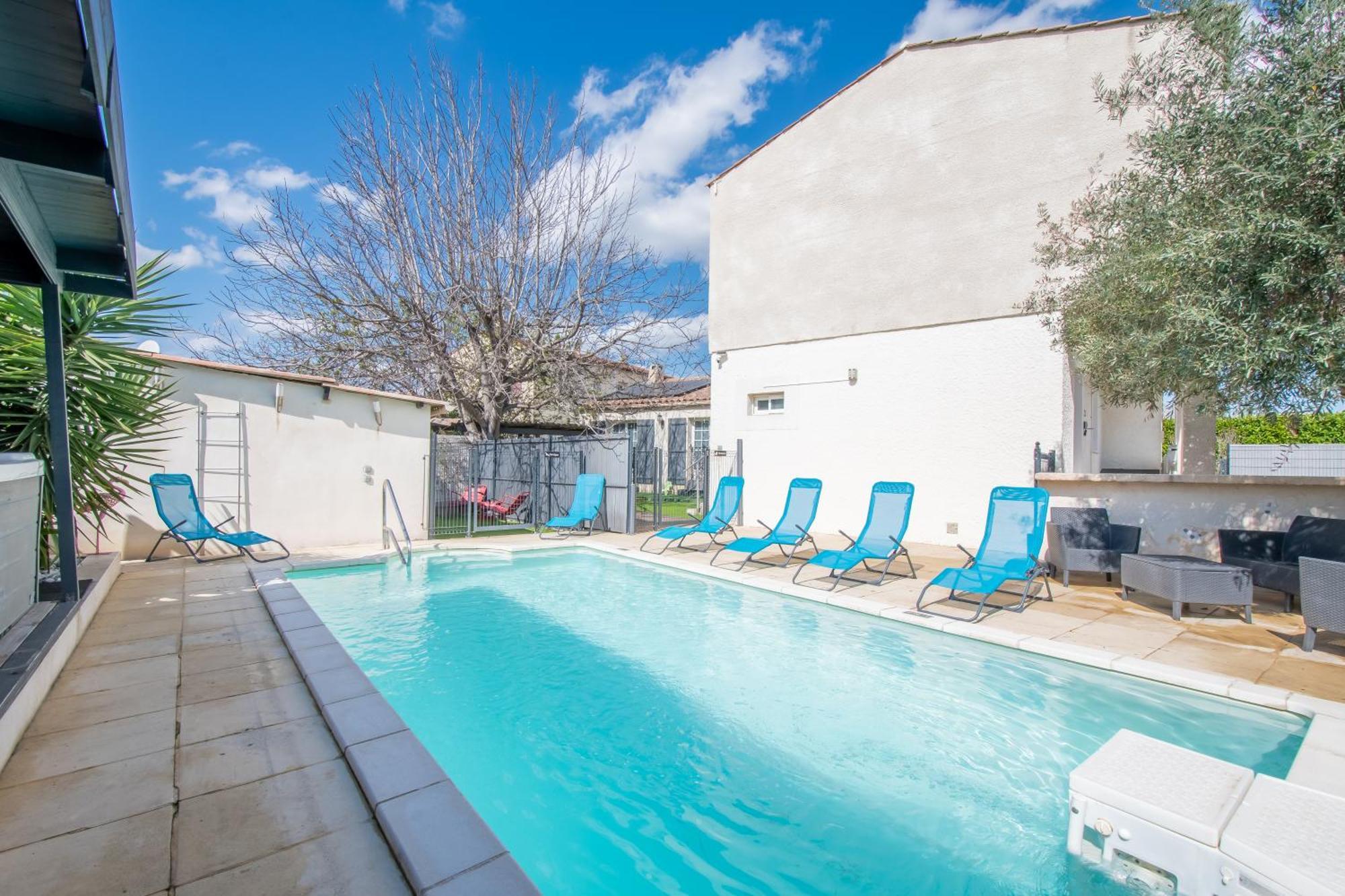 Guesthouse La Costiere - Logements Independants - Espace Piscine Jacuzzi Lunel (Herault) Exterior foto